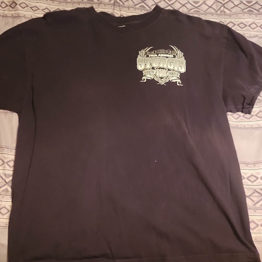 Harley-Davidson Black Short-Sleeve Tee with Light Graphic